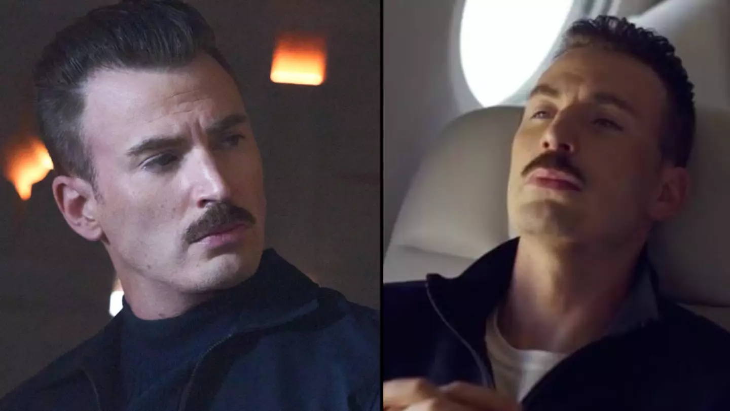 Fans Watching Netflix's Most Expensive Movie Ever Just To Catch Glimpse Of Chris Evan's 'Trash Stache'