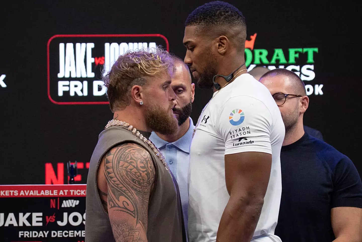 Jake Paul is set to take on Anthony Joshua in the ring later this month (Jesus Olarte/Anadolu via Getty Images)