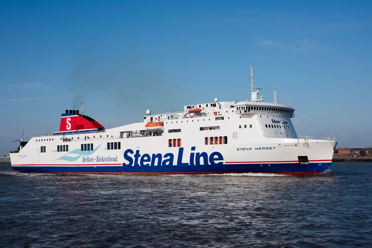 The stricken passenger was airlifted to hospital by the Coastguard.