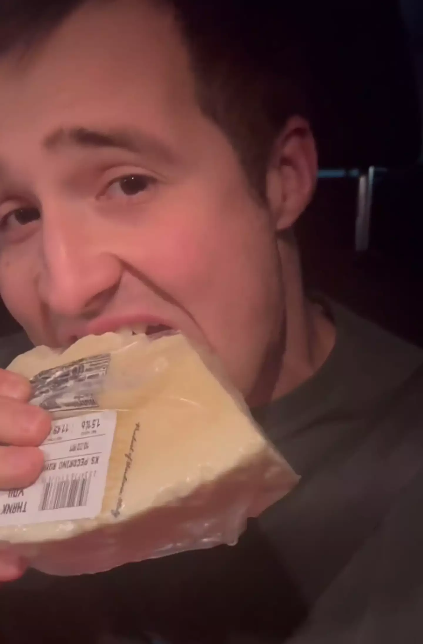 A man's secret cheese habit has horrifed many.