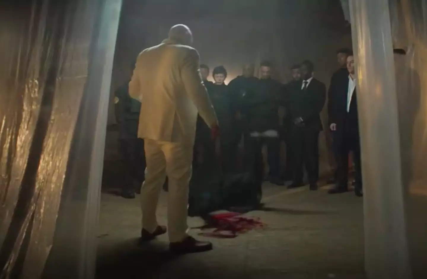 The moment is shockingly violent (Disney+)