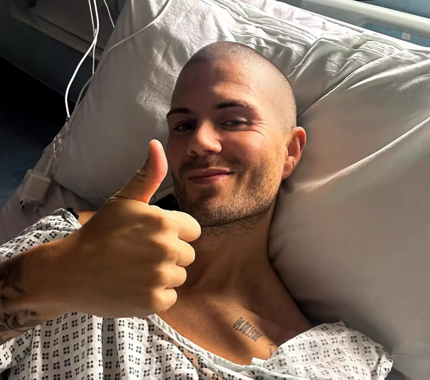 The Wanted singer has undergone a series of health scares recently (Instagram/@maxgeorge)