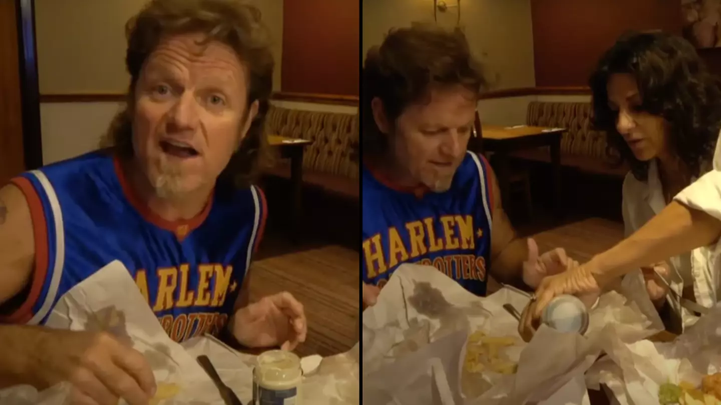 American's trying chippy tea for first time baffled at how to eat it