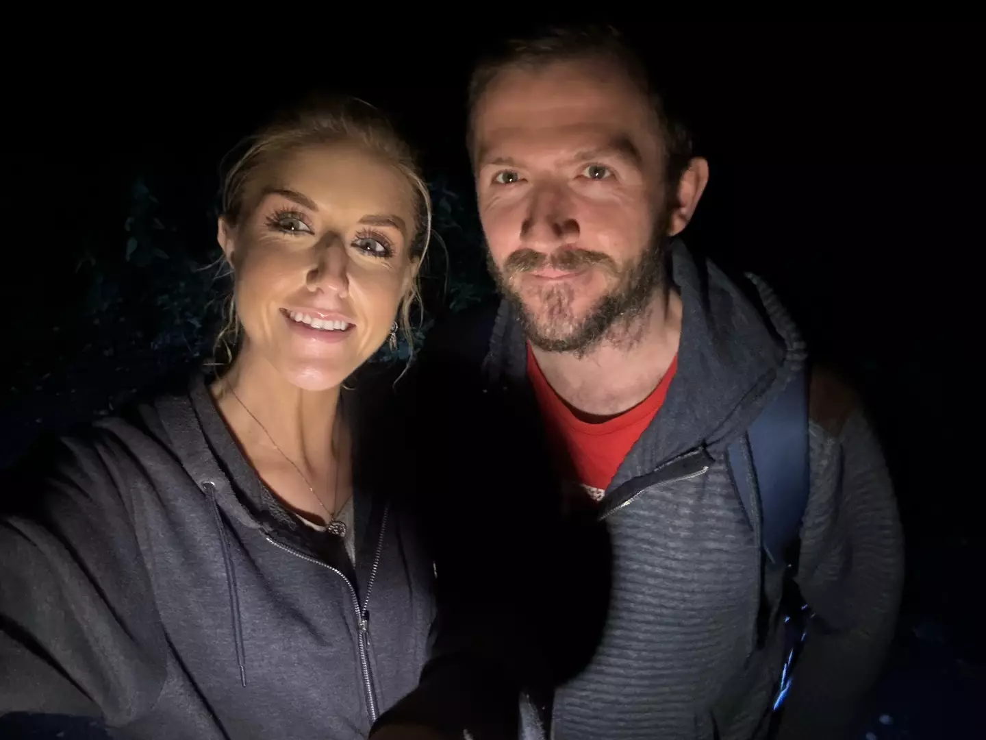Ghost hunters Sarah and Lee go into haunted houses looking for spirits, but one of them was very inappropriate to Sarah (PA Real Life)