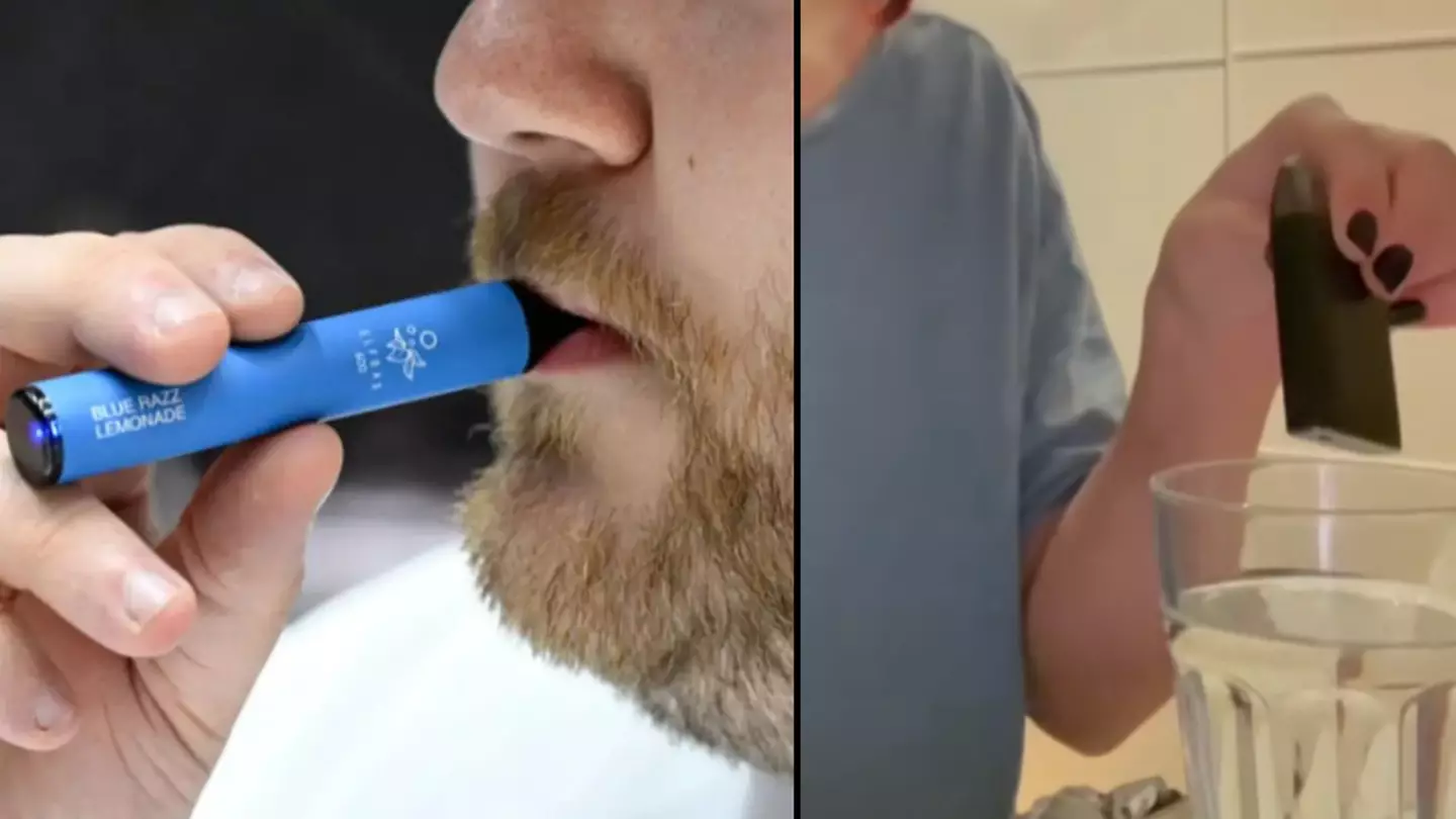 Vape users are being warned about TikTok quitting challenge as they could ‘explode’