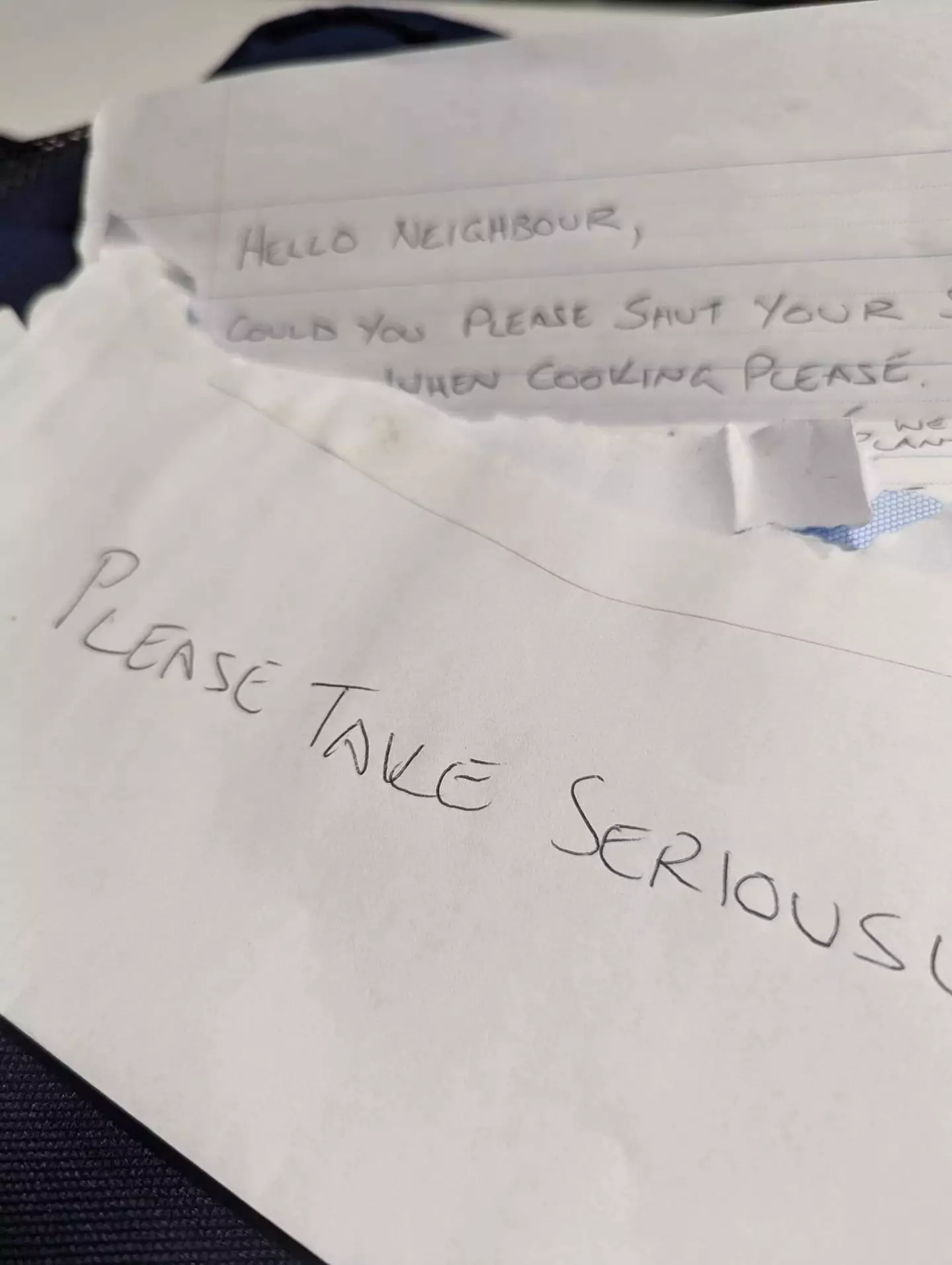 On the envelope was written 'Please take seriously'.