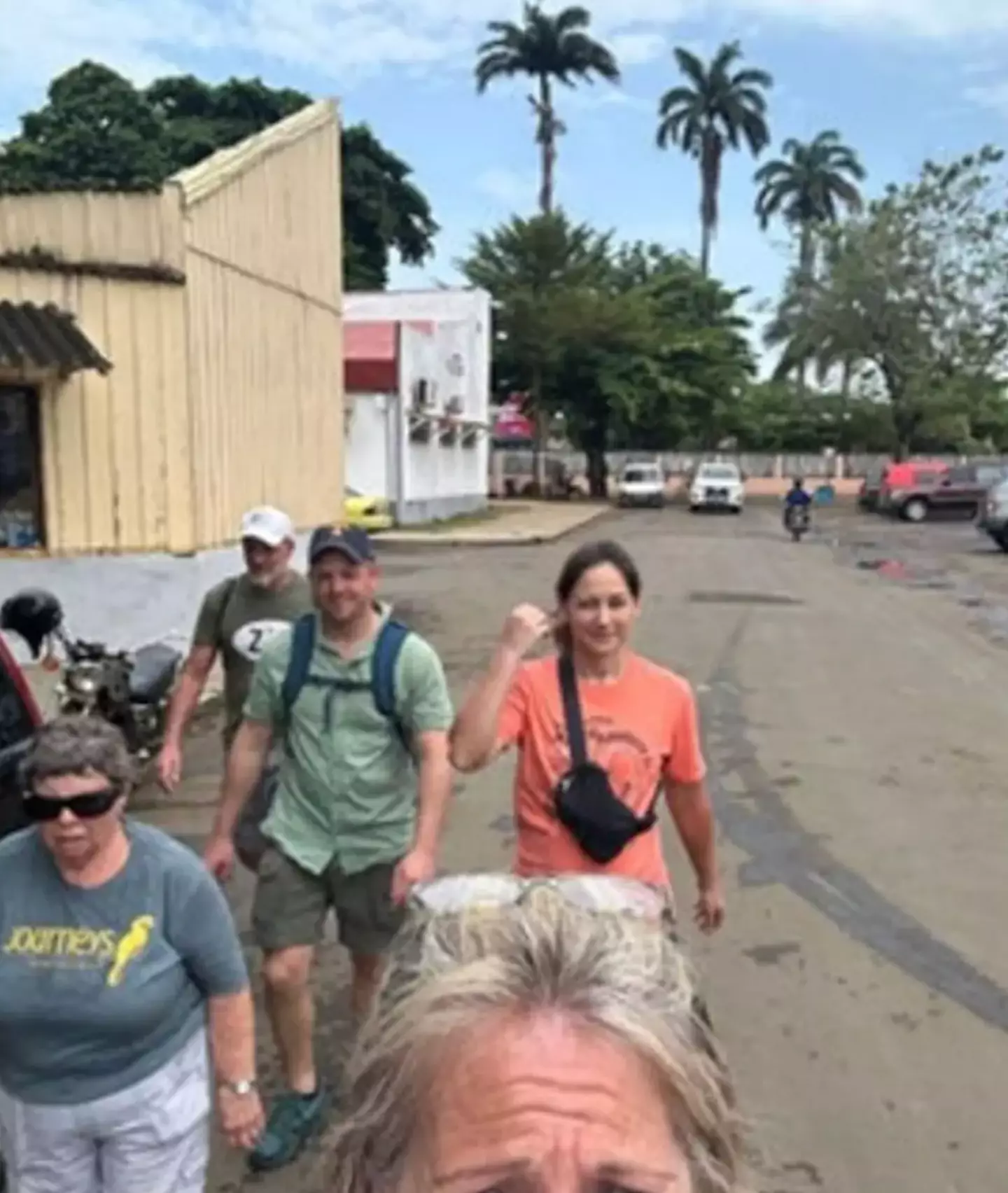 The group would later rejoin in Senegal after low tides meant they couldn't board in Gambia. (ABC News 4)