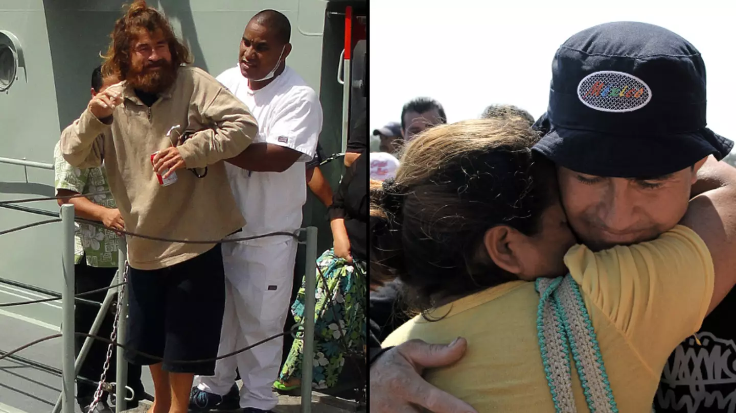 Incredible way man managed to survive after being stranded for 438 days at sea with no food or water