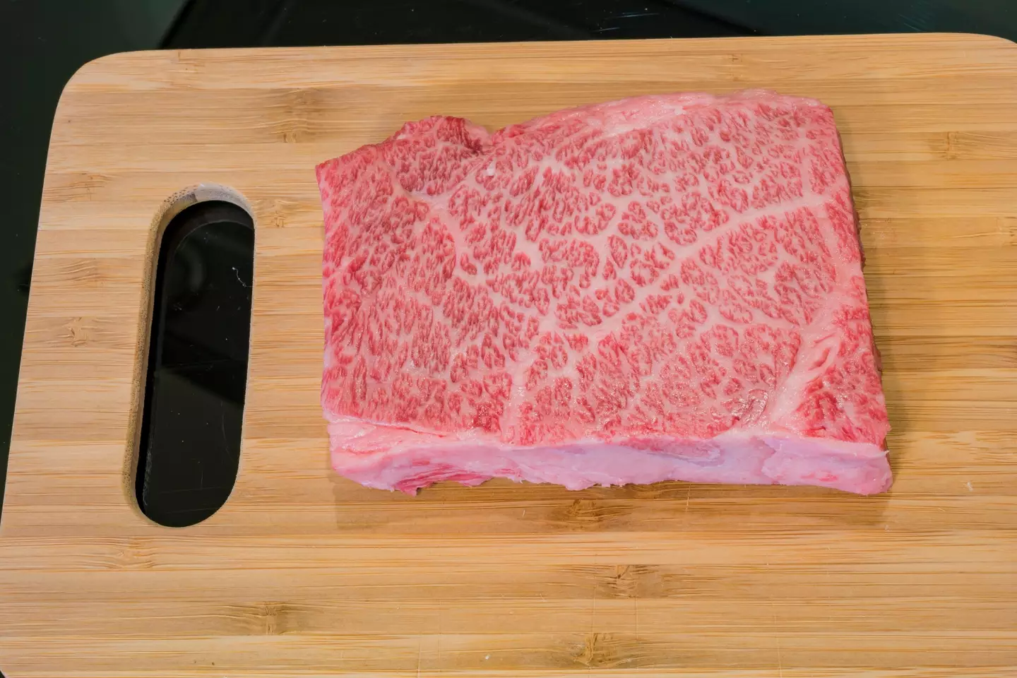 Wagyu steak, you know the really expensive stuff.