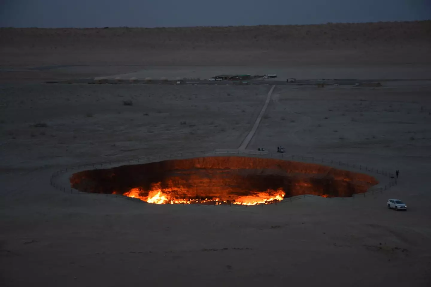 It's known as the 'gates of hell' (Merdan Velhanov/Anadolu Agency via Getty Images)