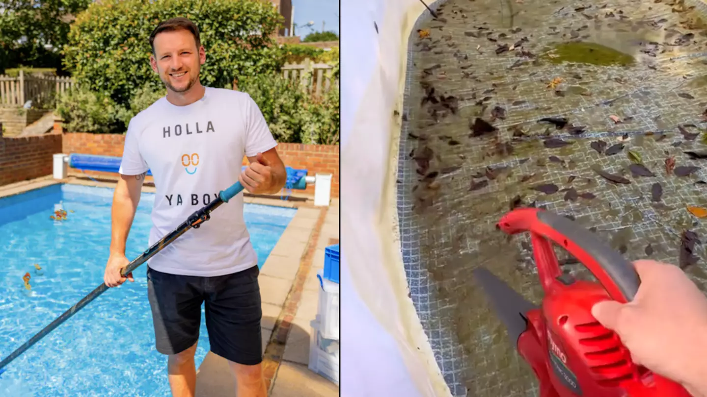 Why I do what I do: Pool cleaner from UK now has three times more followers than Kim Kardashian