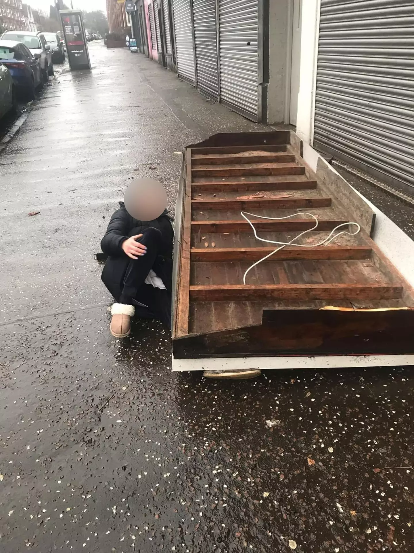 The woman apparently faked the images (Kennedy News and Media)