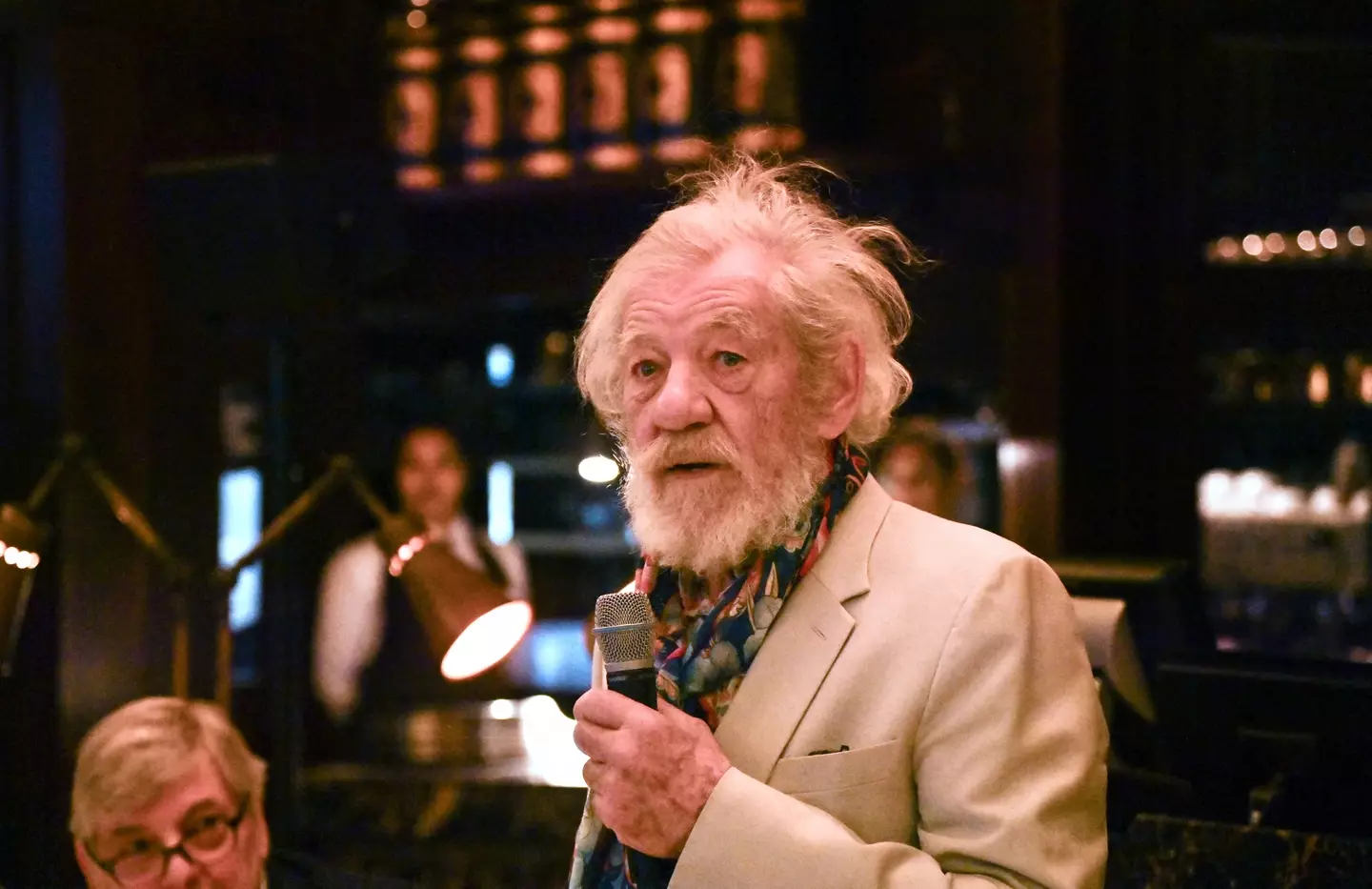 A new Lord of the Rings film about Gandalf and Aragorn hunting down Gollum is in the works, would Ian McKellen return as the wizard one last time? (Dave Benett/Getty Images for The Wolseley Hospitality Group)
