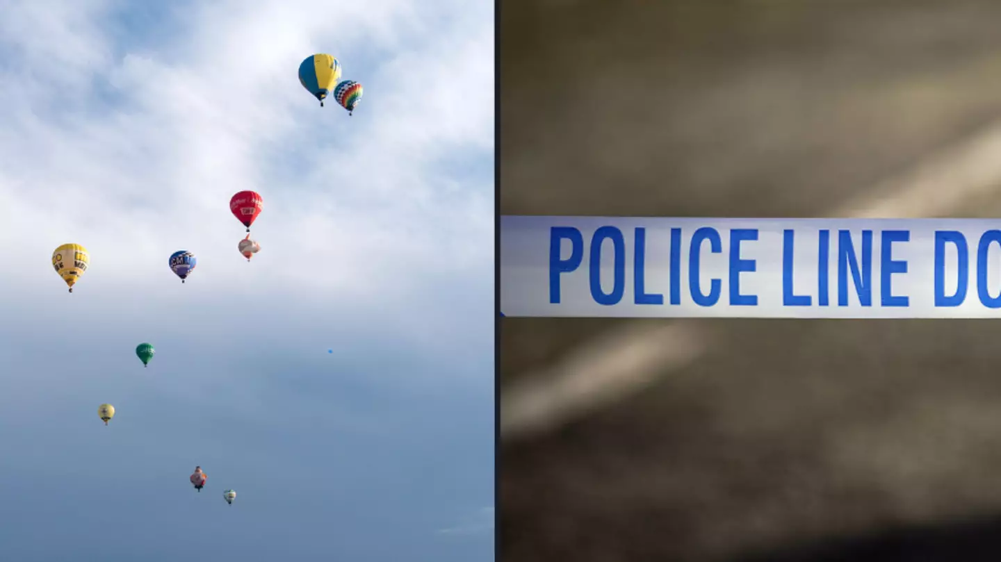 Man killed after hot air balloon catches fire and plummets to the ground