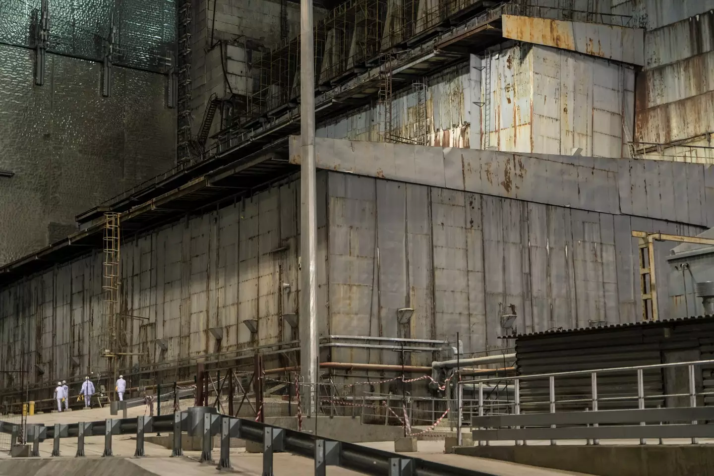 Reactor number four at Chernobyl is contained, but the area has been profoundly affected (Brendan Hoffman/Getty Images)