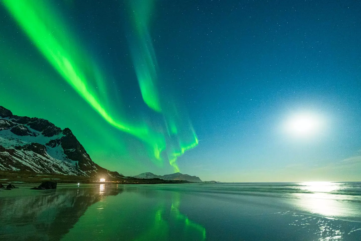 The Aurora Borealis and Aurora Australis are a stunning natural phenomenon.