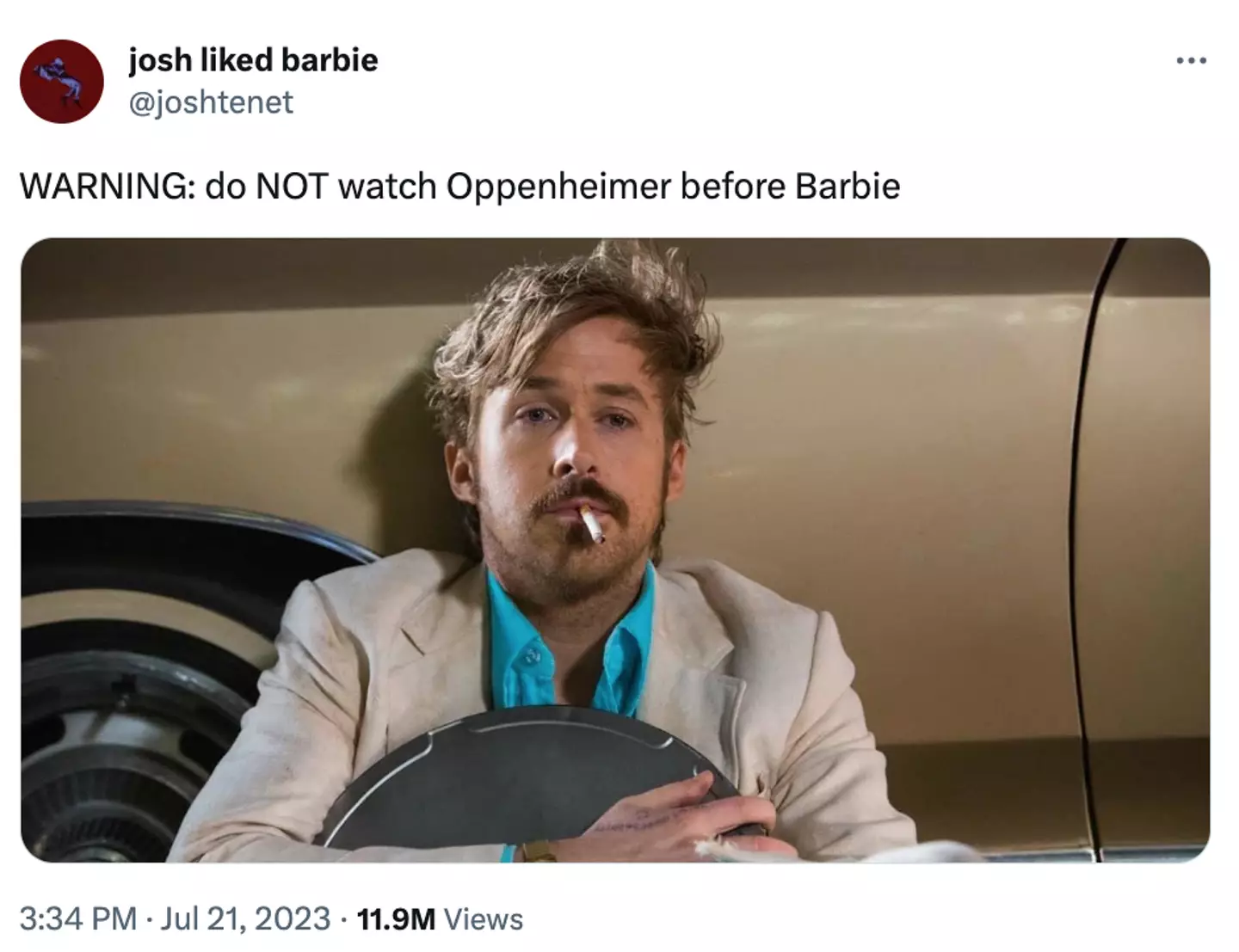 Cinemagoers warned others not to watch Oppenheimer before Barbie.