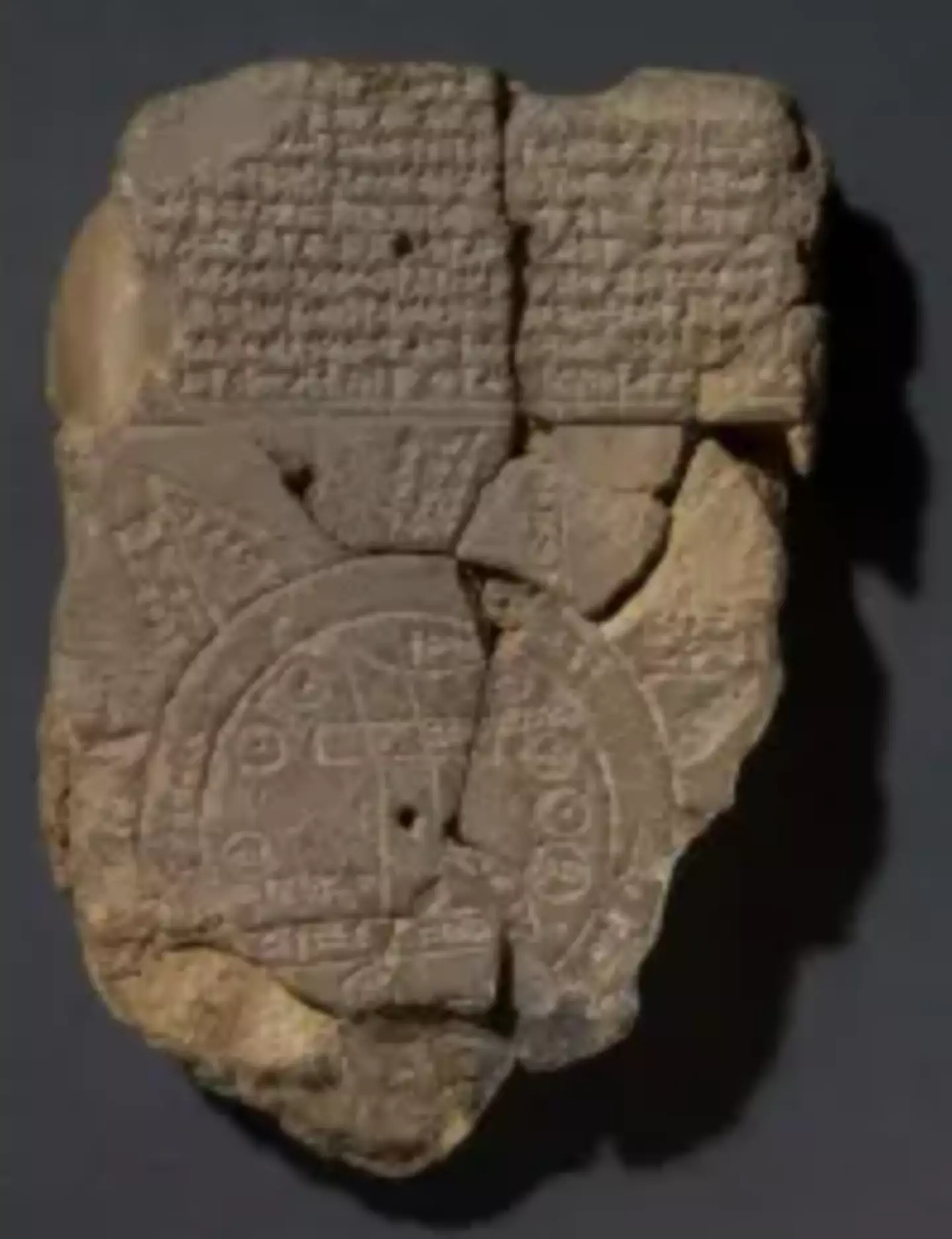 It's the oldest known map in the world. (The British Museum)