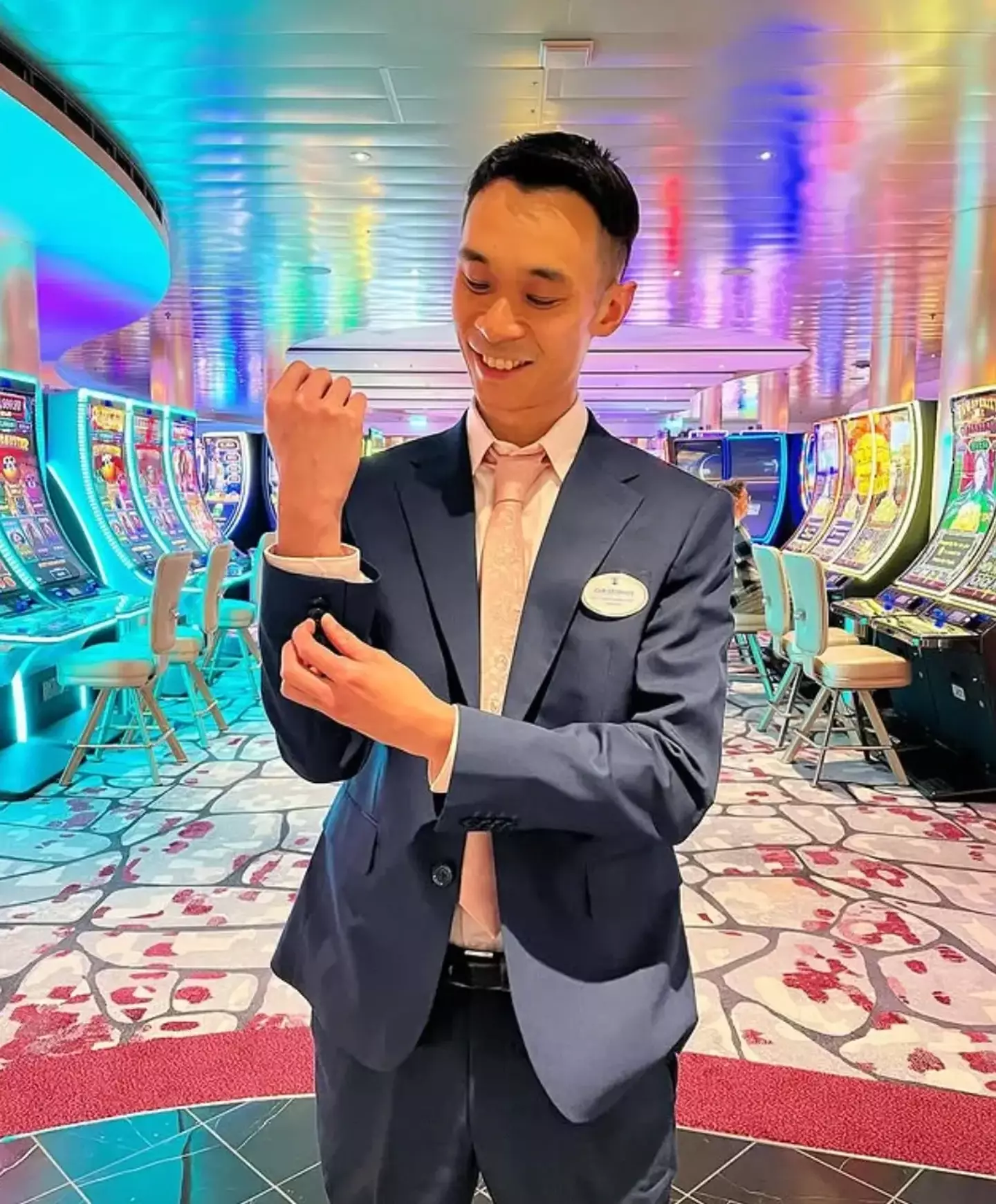 Chris Wong has been working on cruise ships for over a decade (Royal Caribbean/Chris Wong)