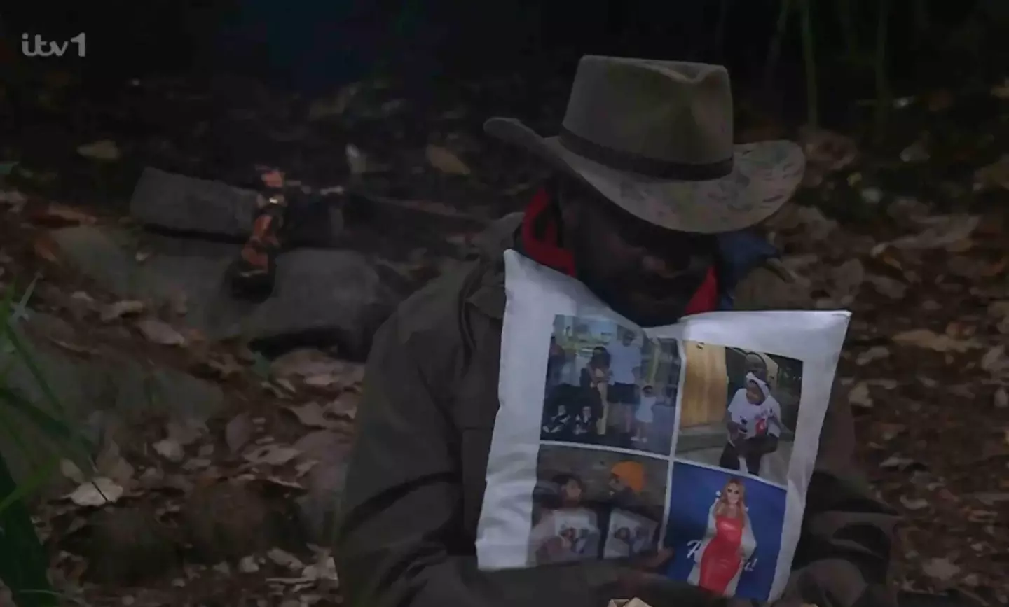 Melvin Odoom's luxury item featured a famous face who he has had a long-time crush on (ITV)