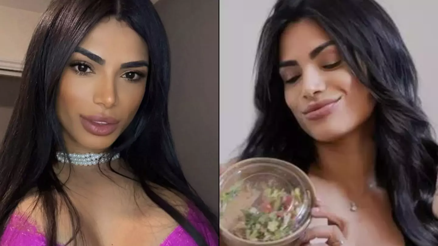Playboy model's date 'got up and left' after she brought out item from bag that was 'too much' for him