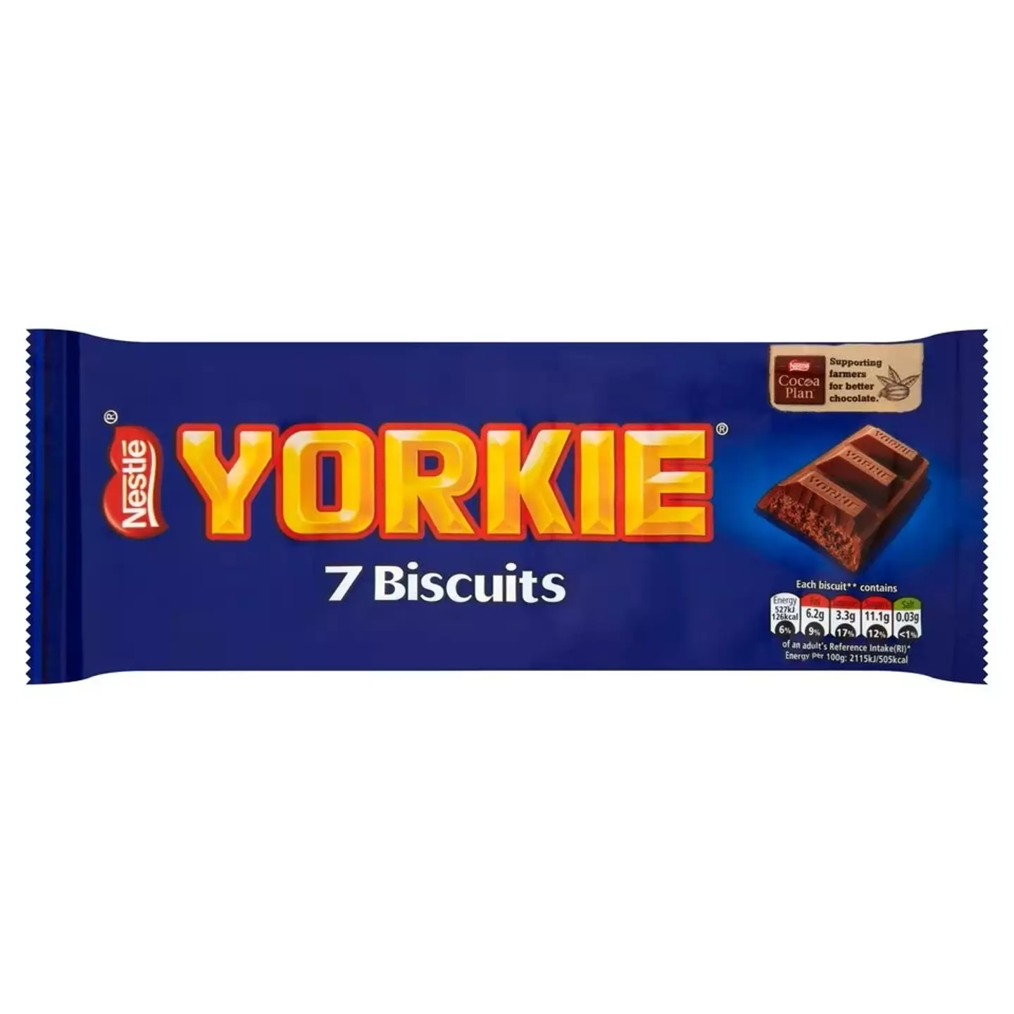 It’s time to say goodbye to Yorkie biscuit bars, too.