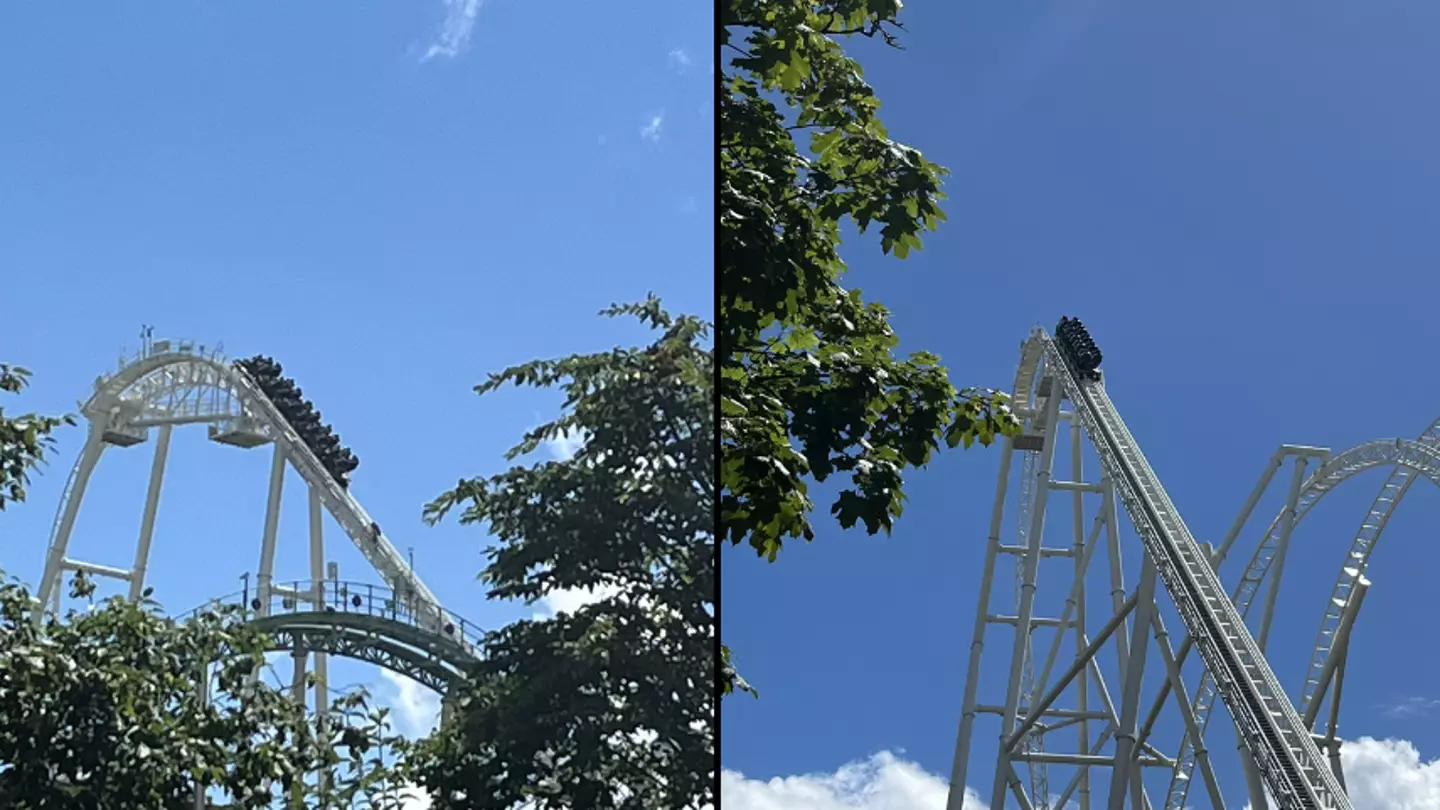 Brits left stuck on UK’s tallest rollercoaster as ride breaks down for second time