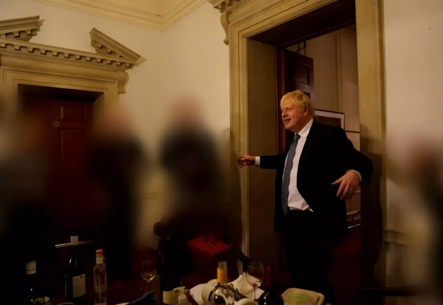 Johnson was not fined for this event.