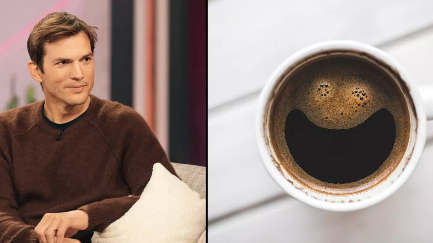 Ashton Kutcher explains the benefits of his seriously weird coffee habit