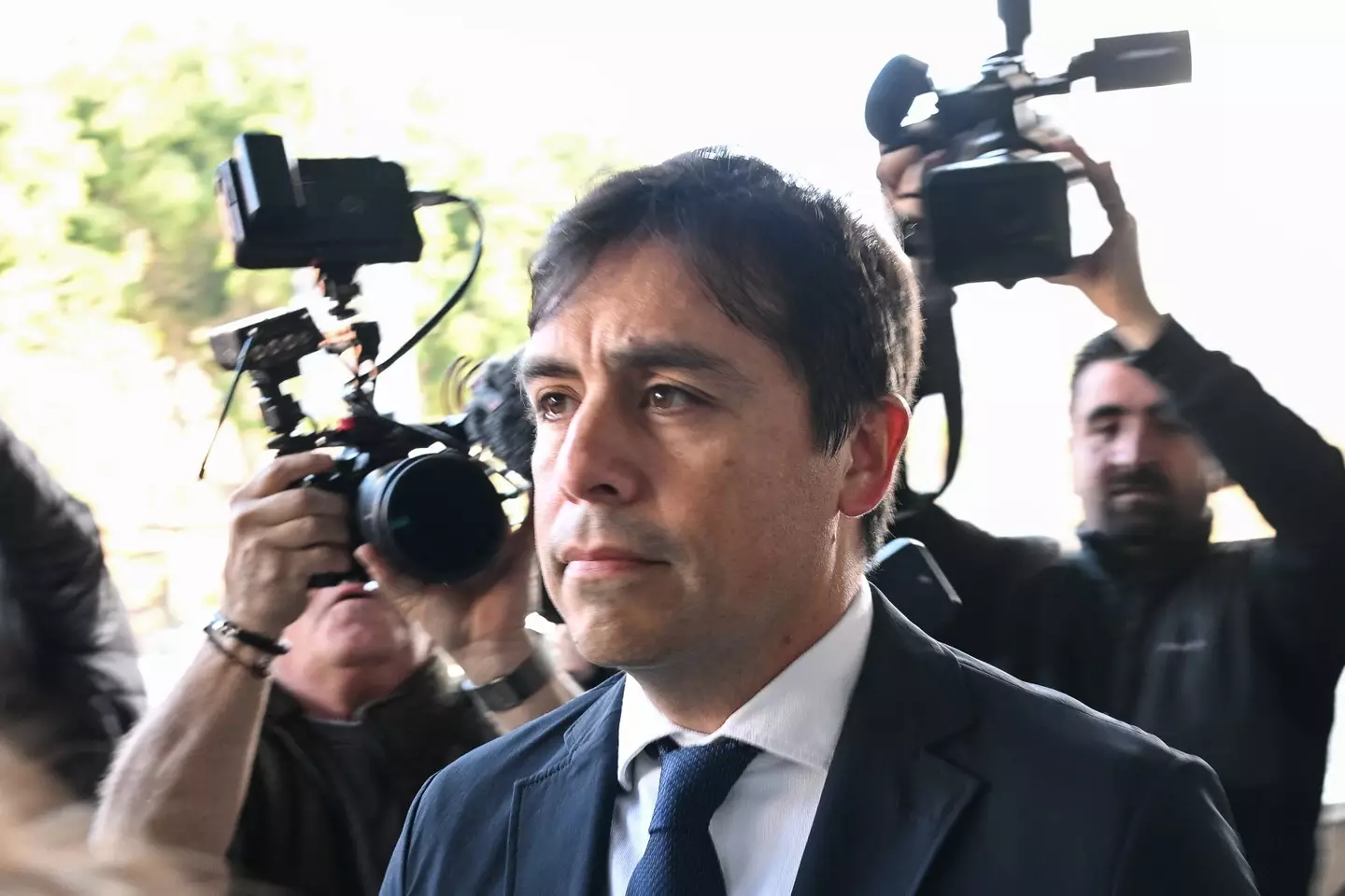 Salvador Plasencia pleaded guilty to supplying Perry with ketamine, though denies supplying the dose that killed him, and told his family 'I am just so sorry' (Robyn Beck / AFP via Getty Images)