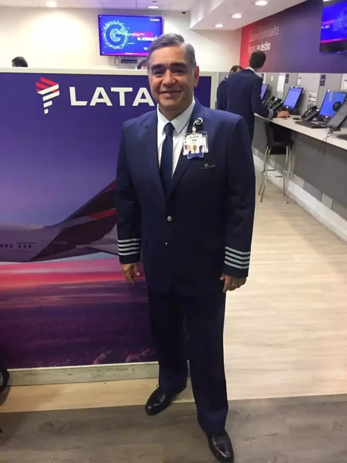 Pilot Iván Andaur died after suddenly becoming ill on the flight.
