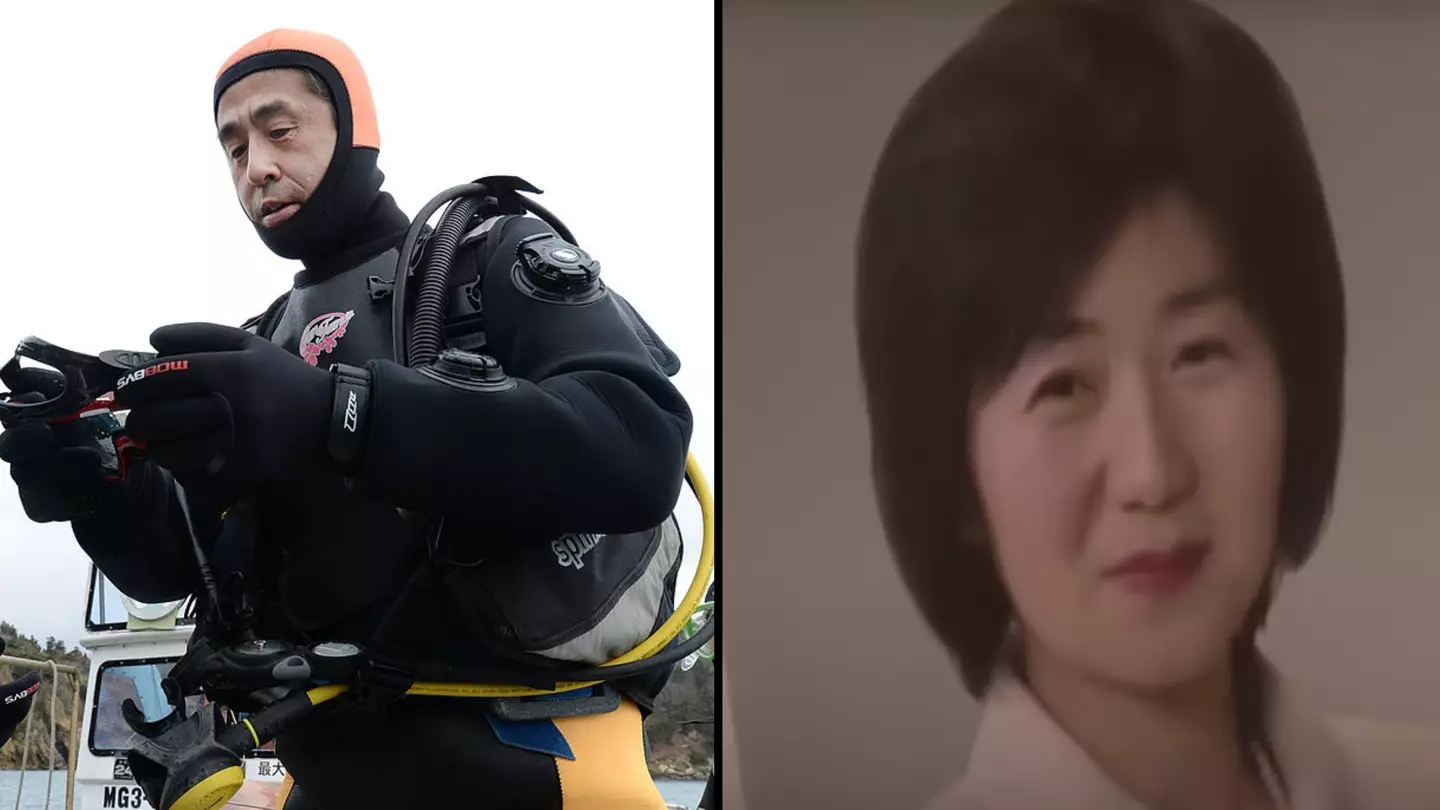 Japanese man goes diving every week to find body of wife who went missing during 2011 tsunami