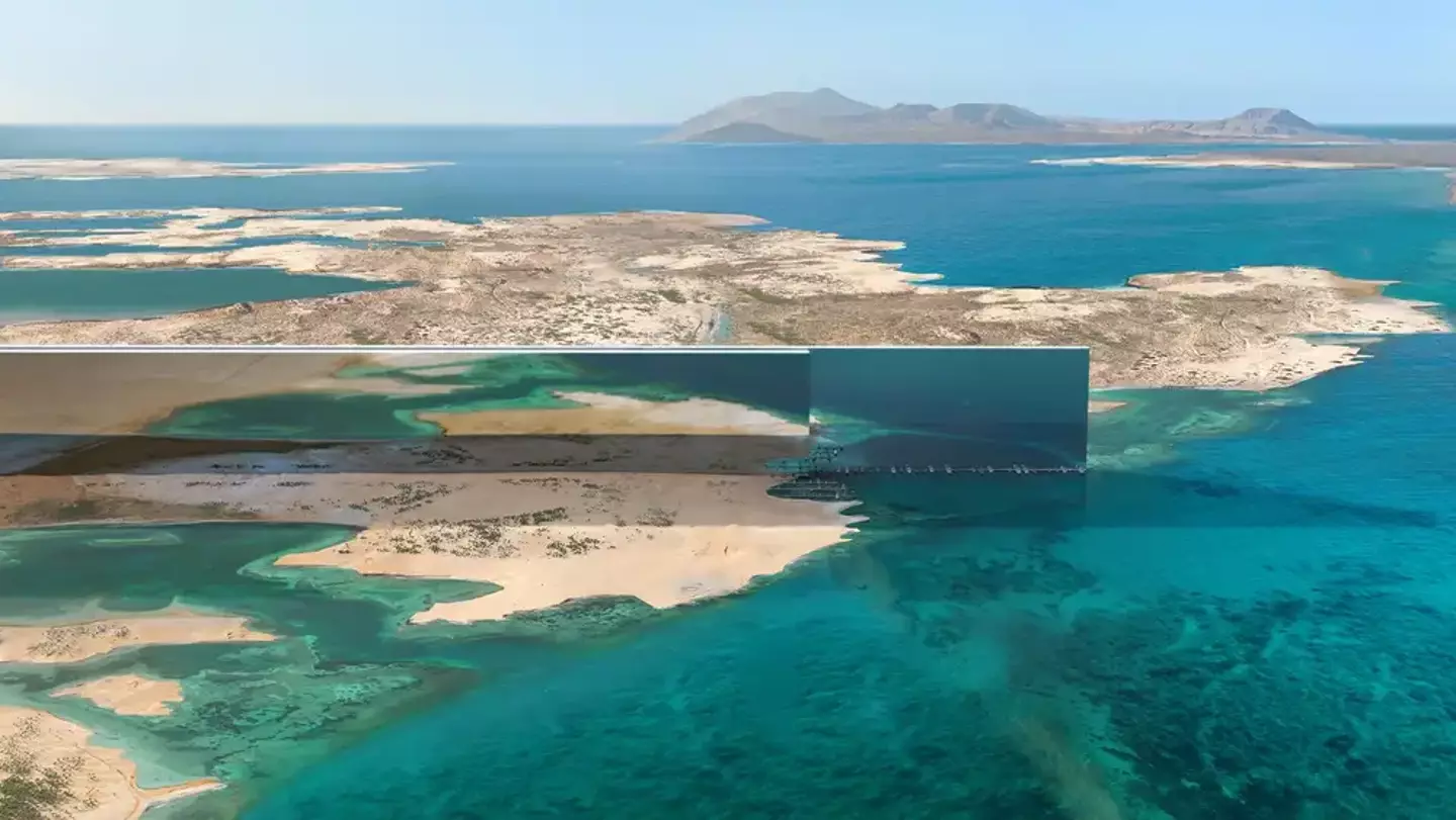 CGI of the end of The Line. (Neom)