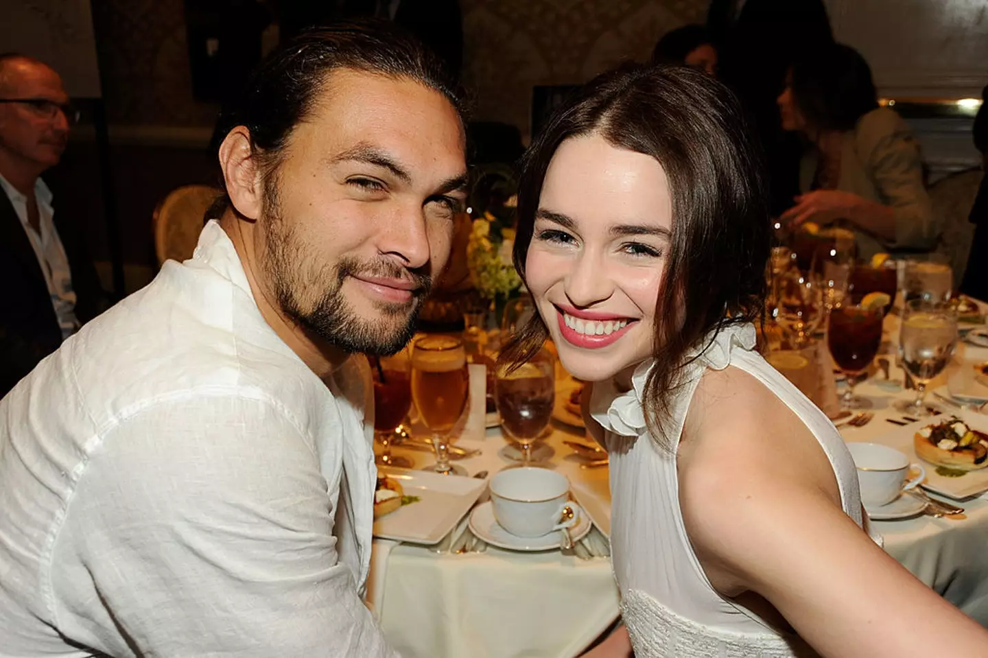 Momoa used a fluffy sock instead (Frazer Harrison/Getty Images for AFI)