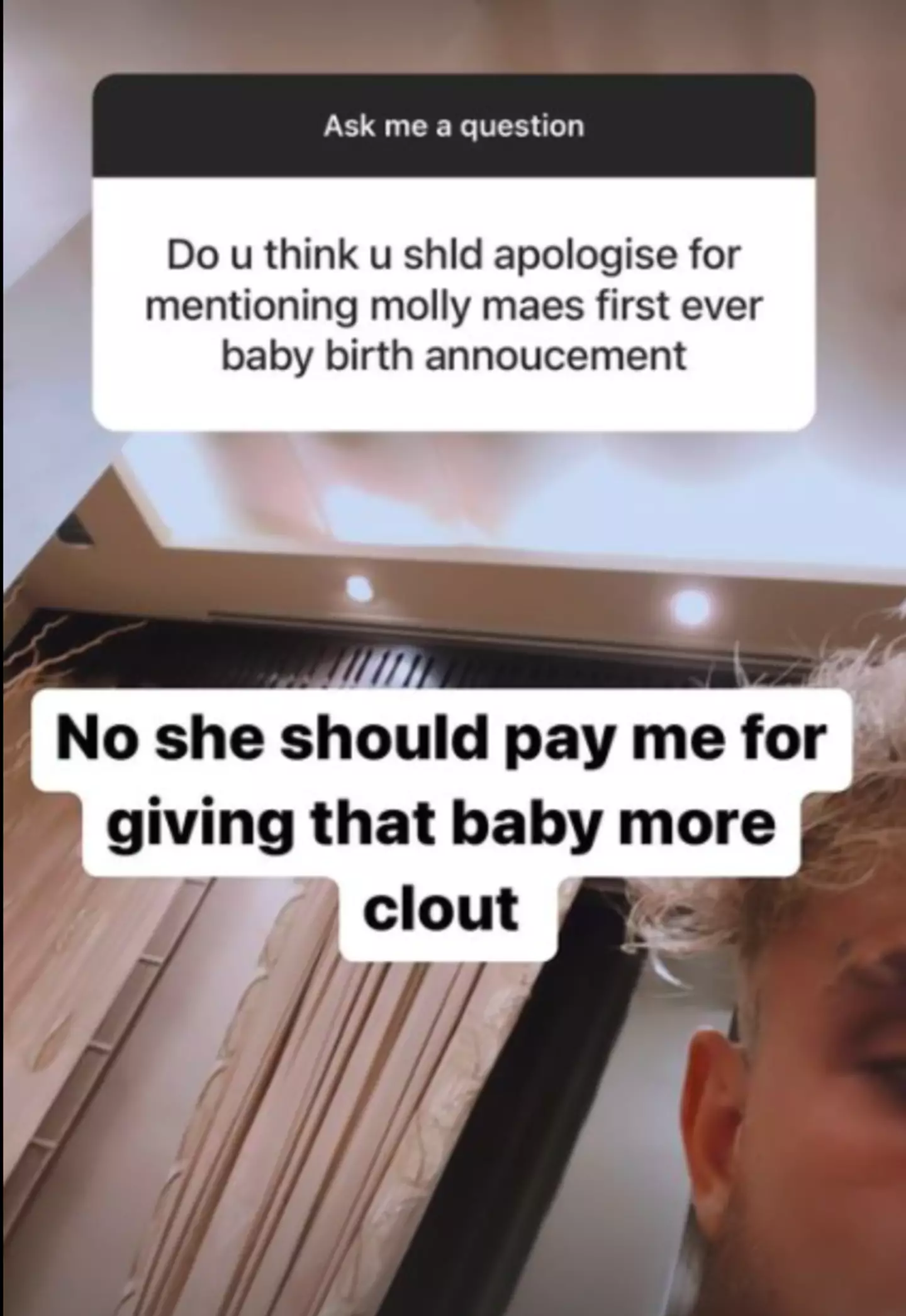 Paul refused to apologise for the leak.