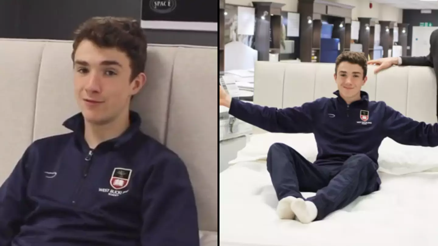 'Tent boy' gifted new bed as record-breaking run comes to an end