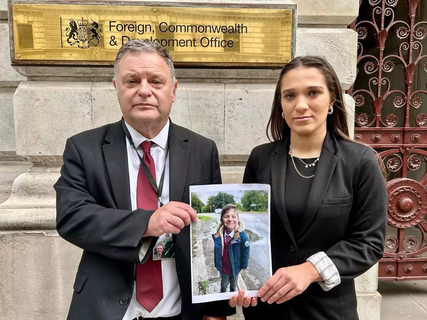 Ranem and Mike Amesbury attended parliament, but nothing has been done in the last two years (Supplied)