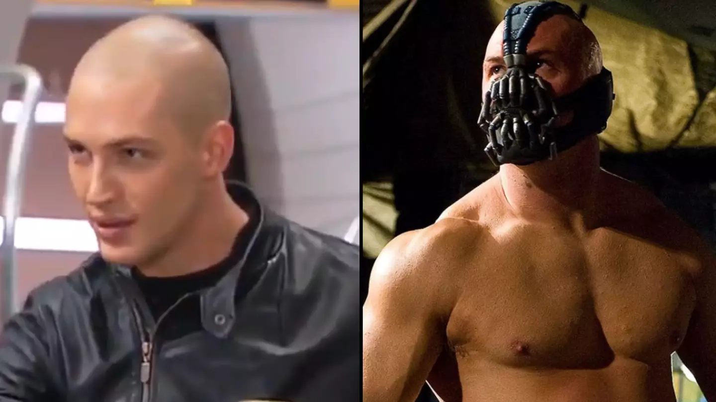 Audition clip shows Tom Hardy practising Bane voice 10 years before Dark Knight Rises release