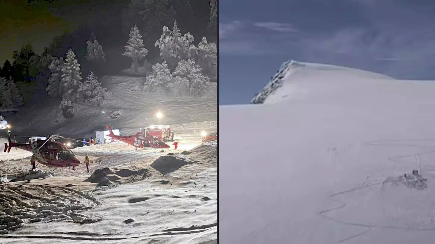 Search underway for one more skier as five tragically die in Alps after building ‘snow cave’
