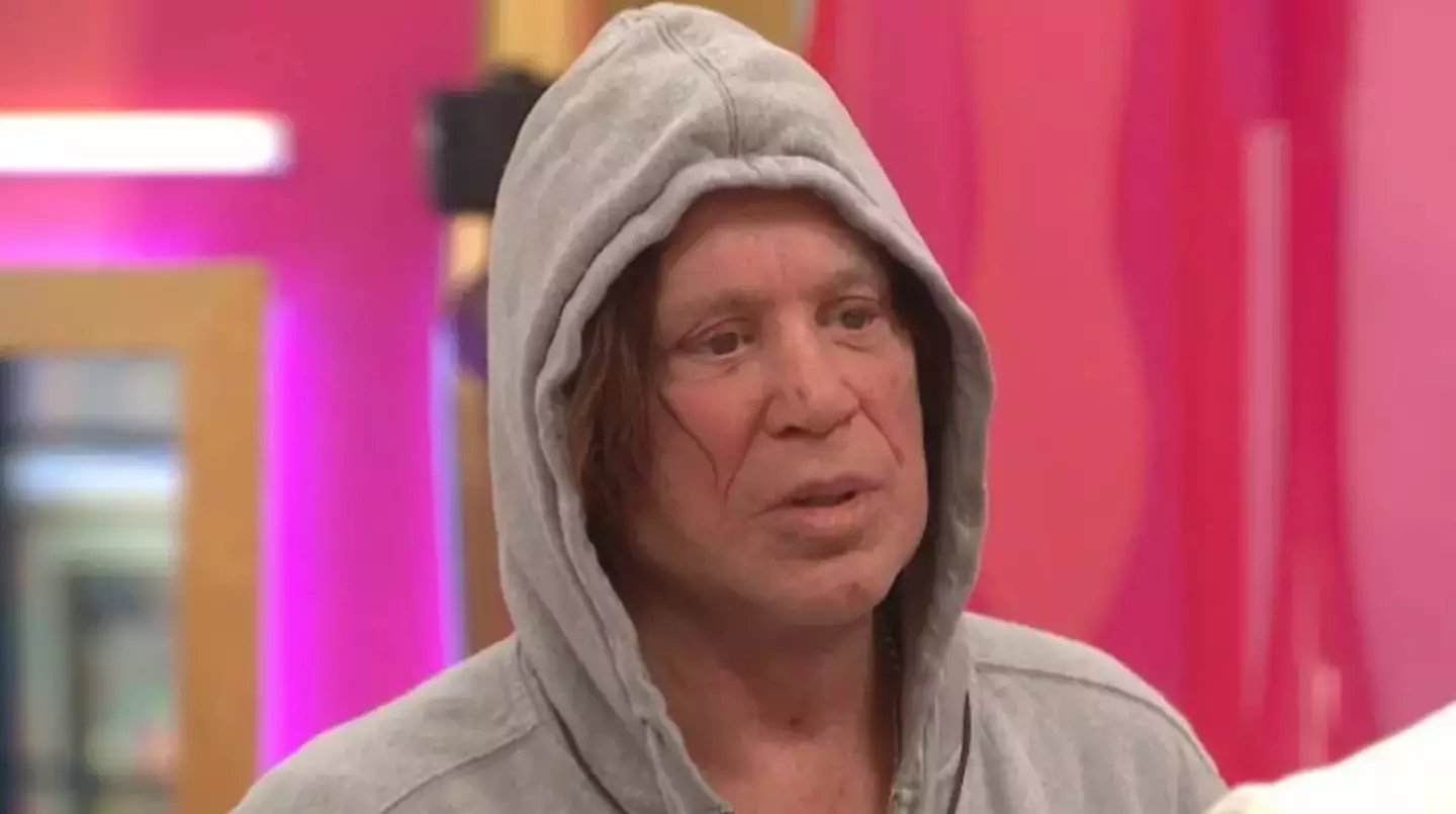 Mickey Rourke has found himself in hot water due to his behaviour (ITV)