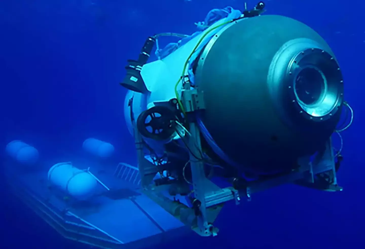 The Titan Submersible was believed to have imploded along with it's crew (PA)