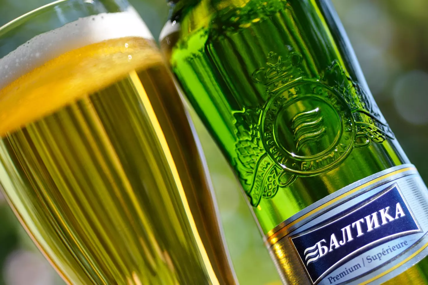 Baltika Lager.