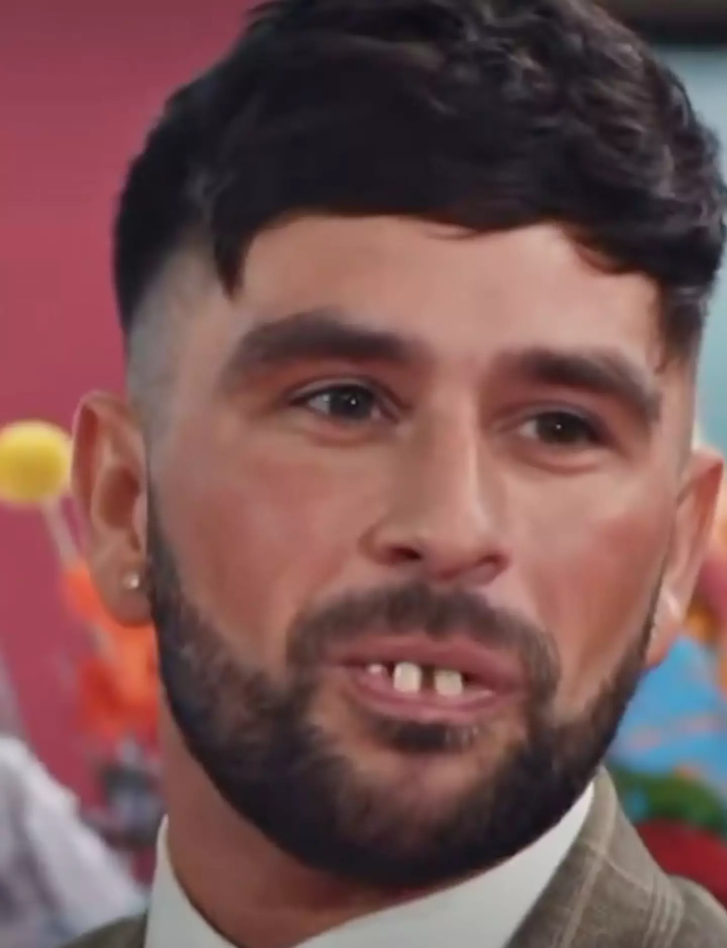 Kieran has been heavily criticised online. (E4)