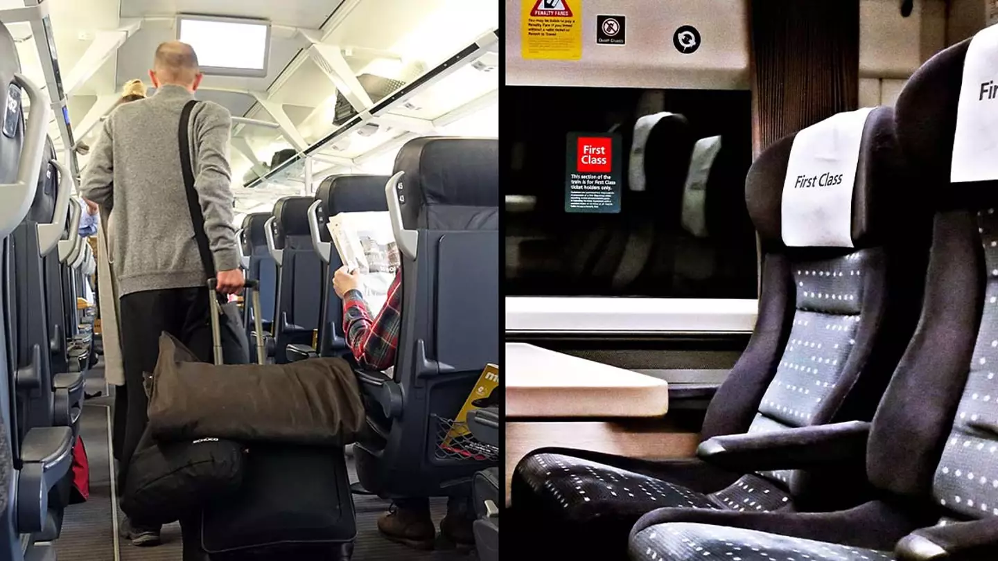 Elderly person defends train passenger who 'refused to give up' first-class seat to older lady