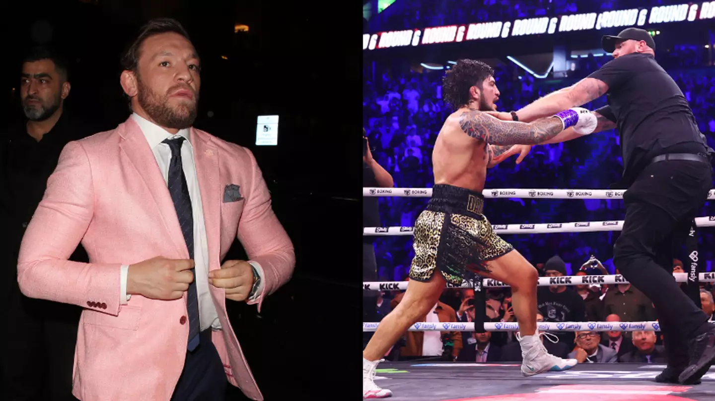 Conor McGregor reacts to Dillon Danis' performance after disqualification against Logan Paul