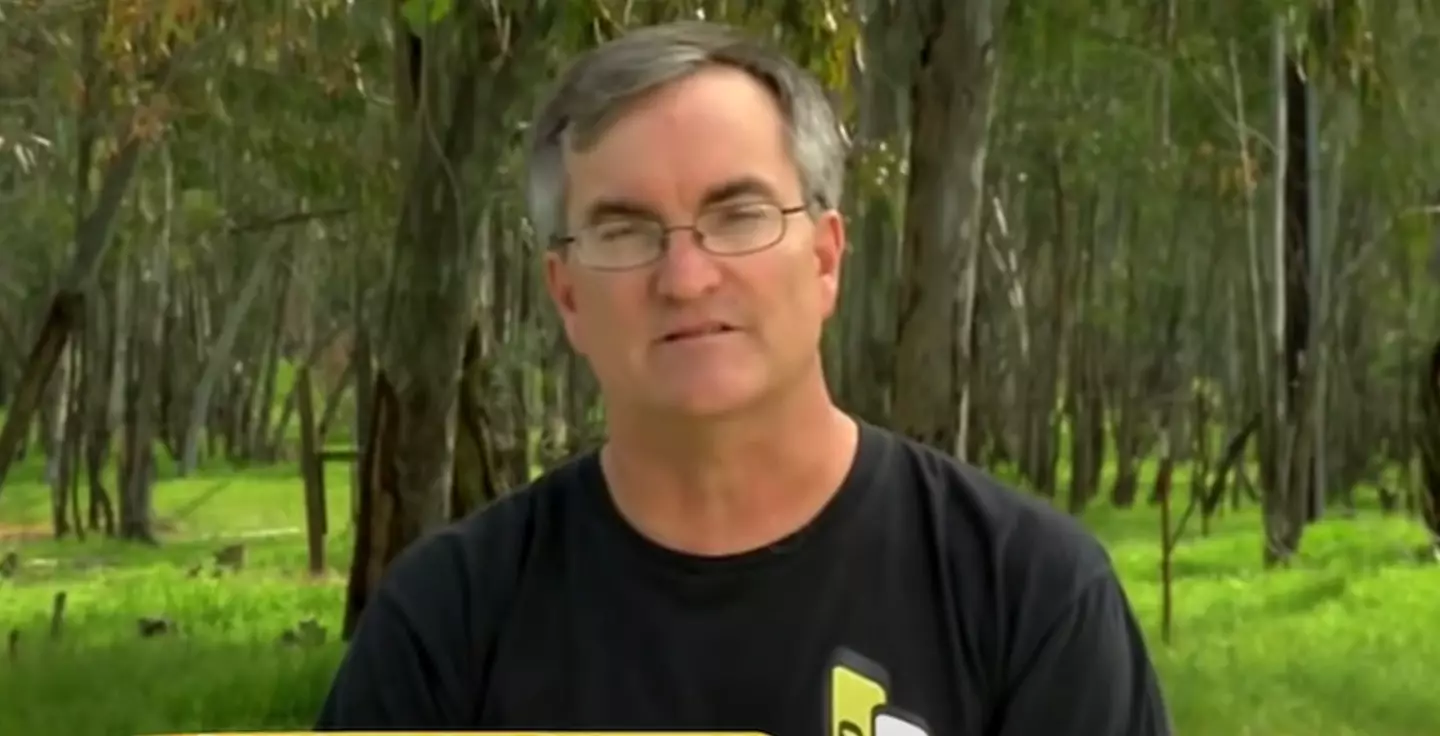 The dad revealed what was going through his mind as he hurtled towards the ground at 30mph. (ABC)