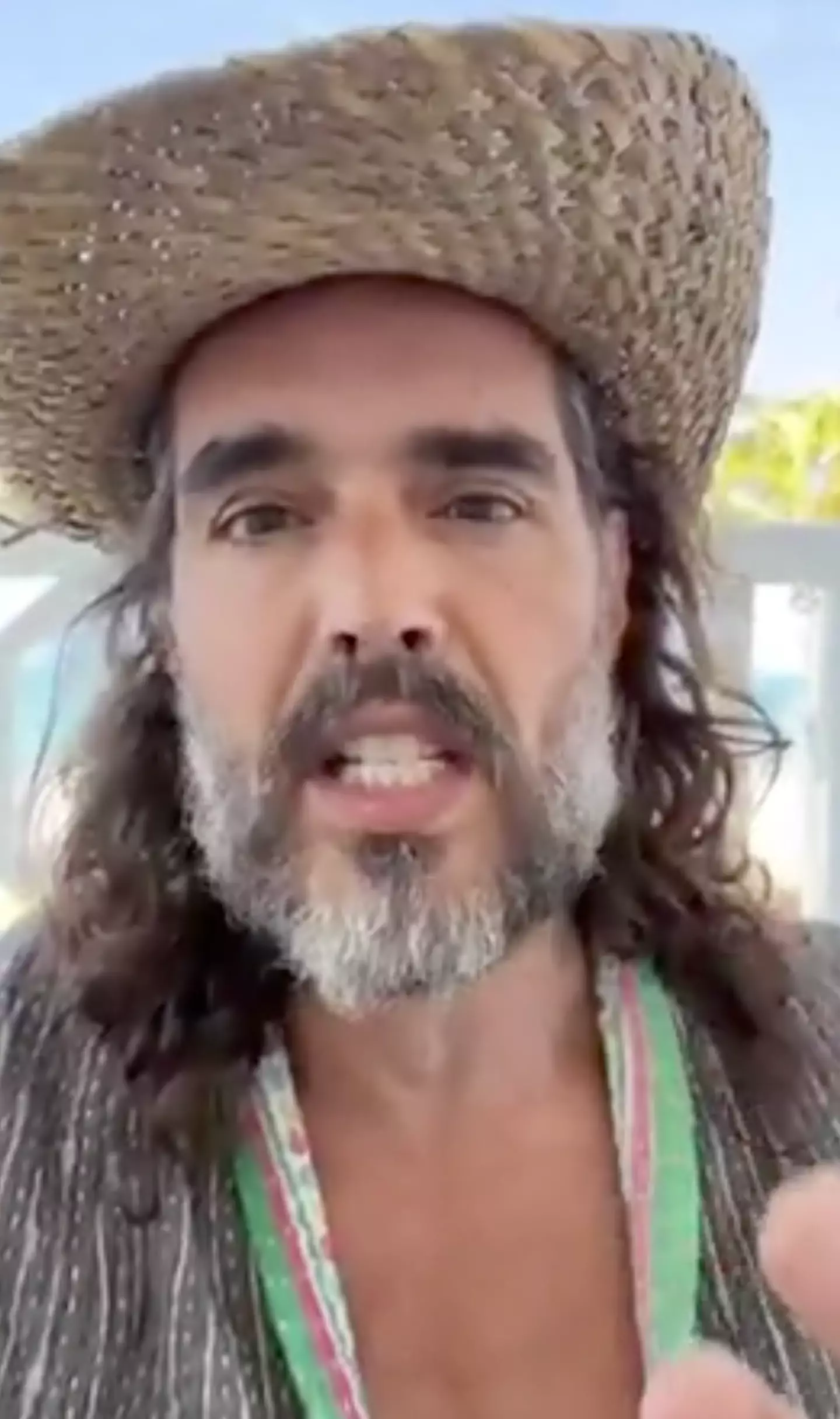 Russell Brand has taken to social media to respond to the charges (X/@rustyrockets)