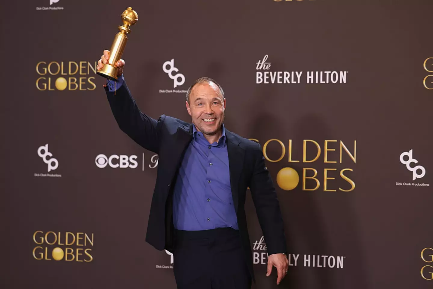 Stephen Graham also made a heartfelt tribute to his family on-stage (John Shearer/WireImage)