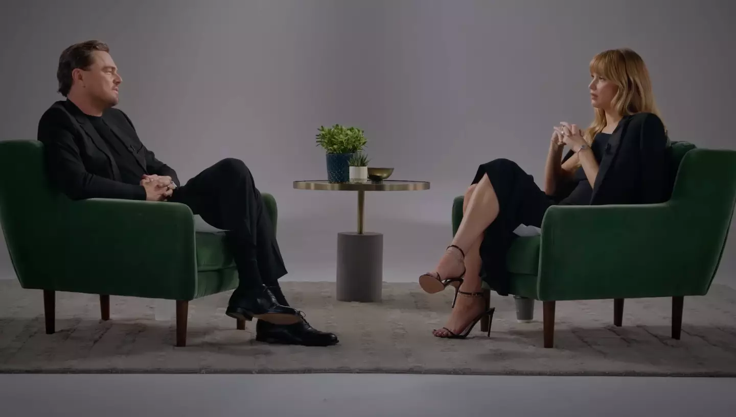 Leonardo DiCaprio and Jennifer Lawrence (Variety/CNN)