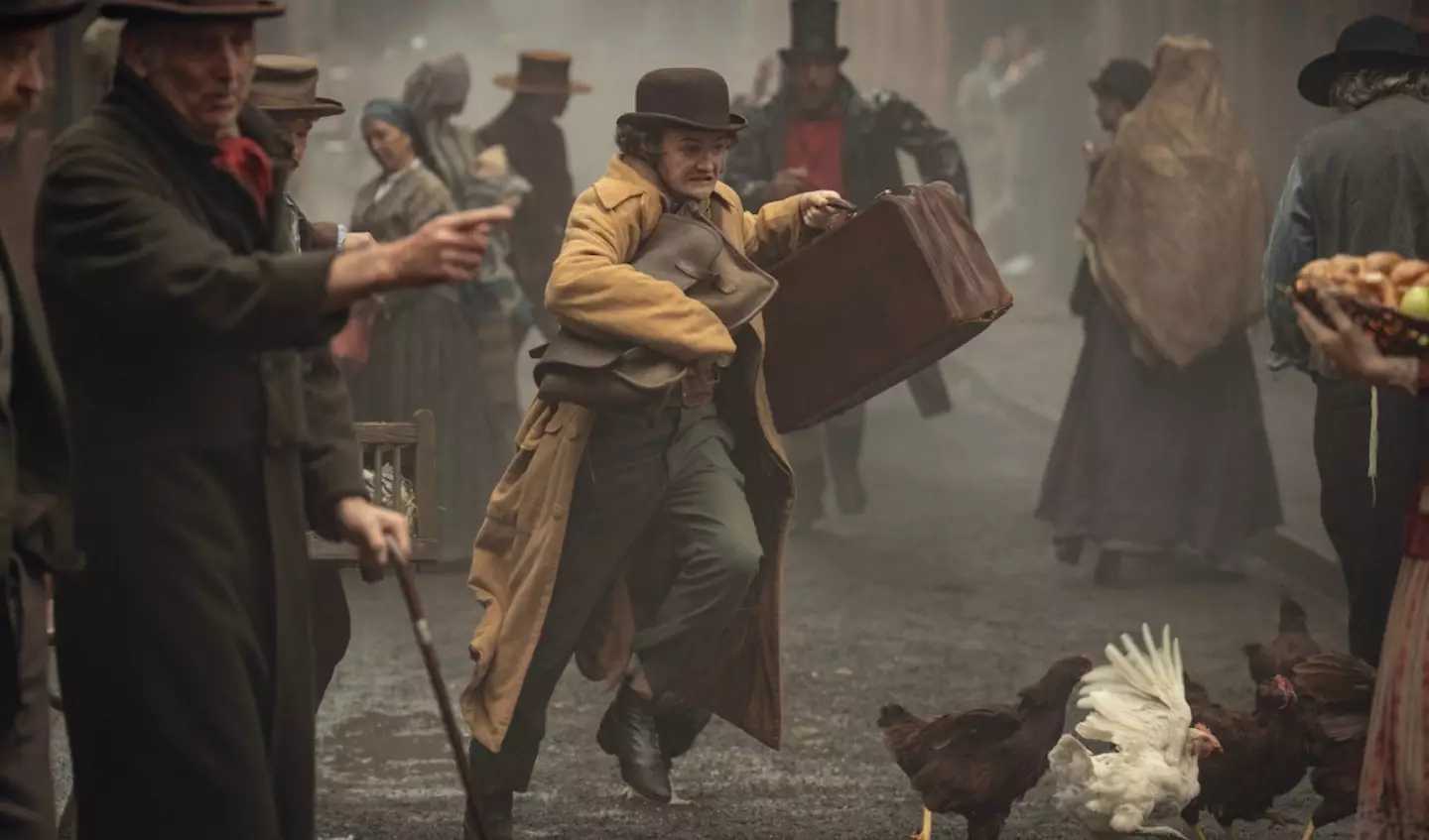 Jack Gleeson told LADbible he was left feeling 'woozy' on set despite supping the alcohol-free version (Netflix)